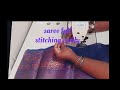 #how to stitch saree fall # stitching saree fall easily