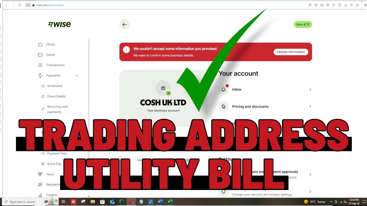 Solve Wise Trading Address Problem | How to Add Correct Trading Address ...