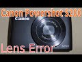 Powershot S200(lens error) Canon disassemble[Part1]