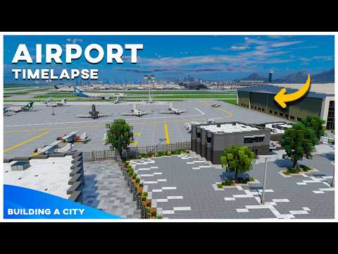 General Aviation Terminal - Building A City #187 [Minecraft Timelapse]