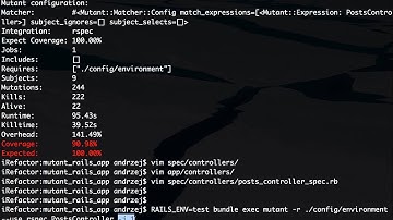 Using mutant with a Rails controller, by Andrzej Krzywda