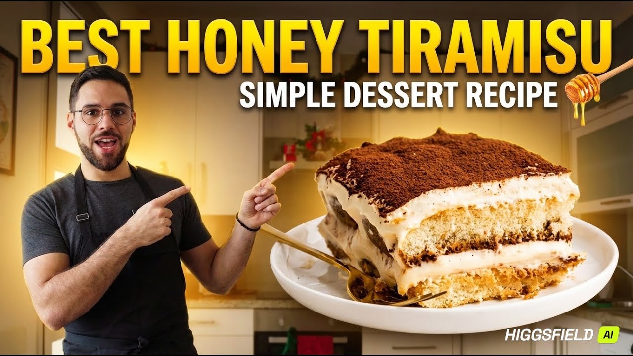 Best Honey Tiramisu | Simple Dessert Recipe