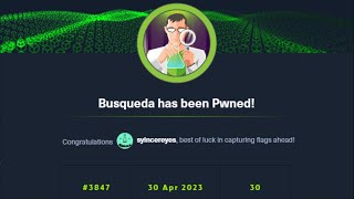HTB - Busqueda Walkthroughs