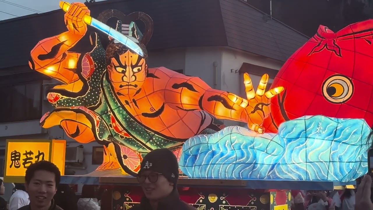 2026浅虫ねぶた冬の陣 最終日のねぶた運行