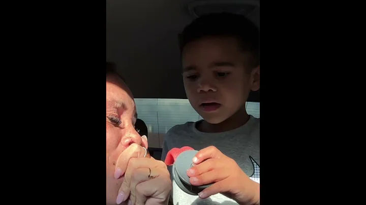 His reaction is priceless! 😂