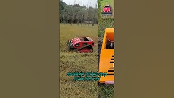 hybrid walking speed 0~6Km/h zero turn commercial one-button start remotely controlled brush cutter