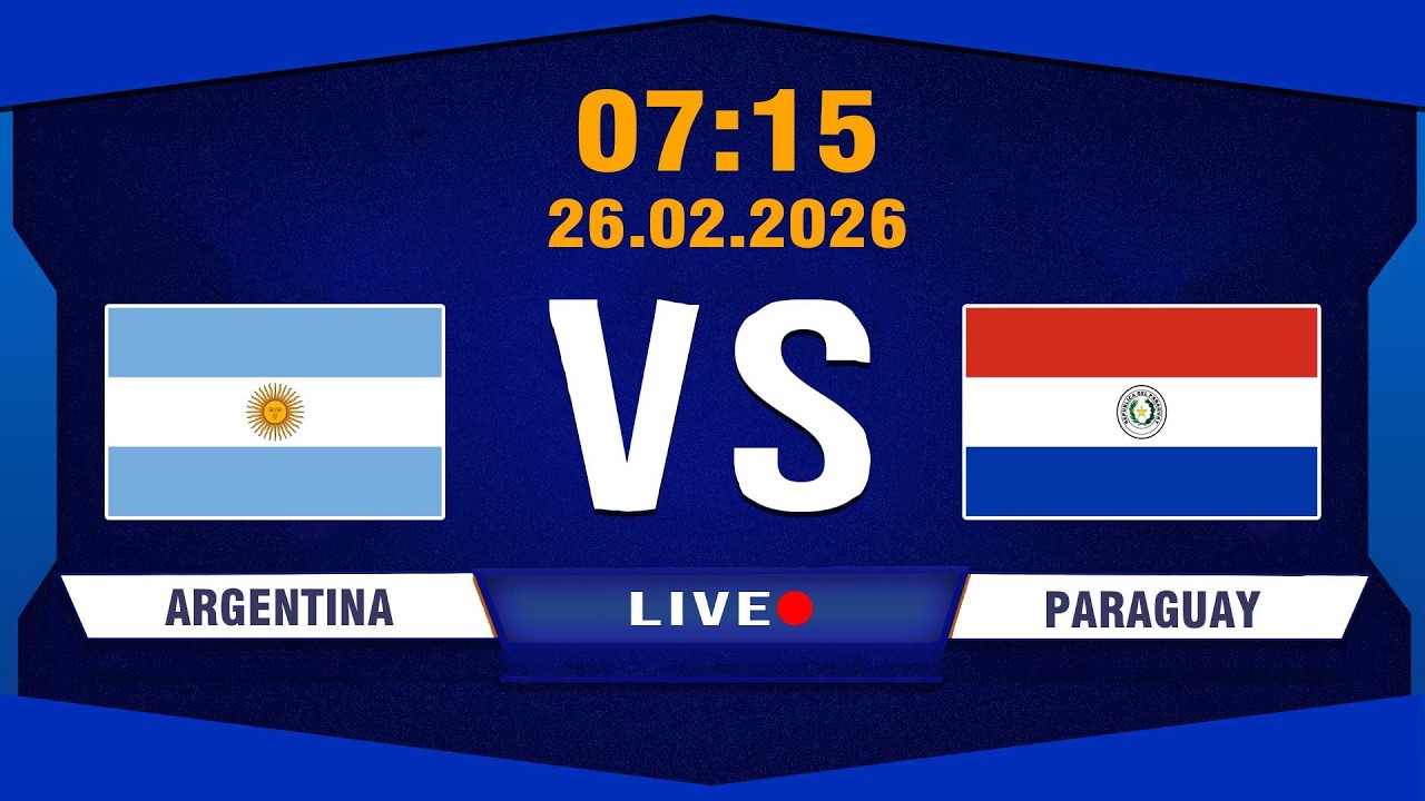 🔴 Argentina vs Paraguay | Va chạm rát mặt, căng thẳng tột độ