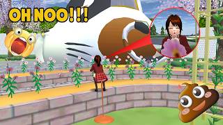 Rina Eek Di Cat Cafe, Gak Tahan Lagi Sakura School Simulator