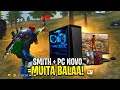 JOGUEI EM UM PC NOVO E OLHA OQUE EU FIZ NO PRIMEIRO TREINO COM JOGADORES DA SÉRIA A - SMITH FF