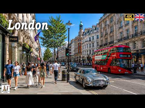 London | Oxford Street | Central City Walk 4K