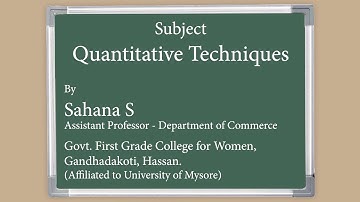 Commerce – Quantitative Techniques – Laws of Logarithms (in English)