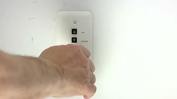 SpaceLift Installation Video #7: Programming the Attic Lift Setting the Lower Travel Limit