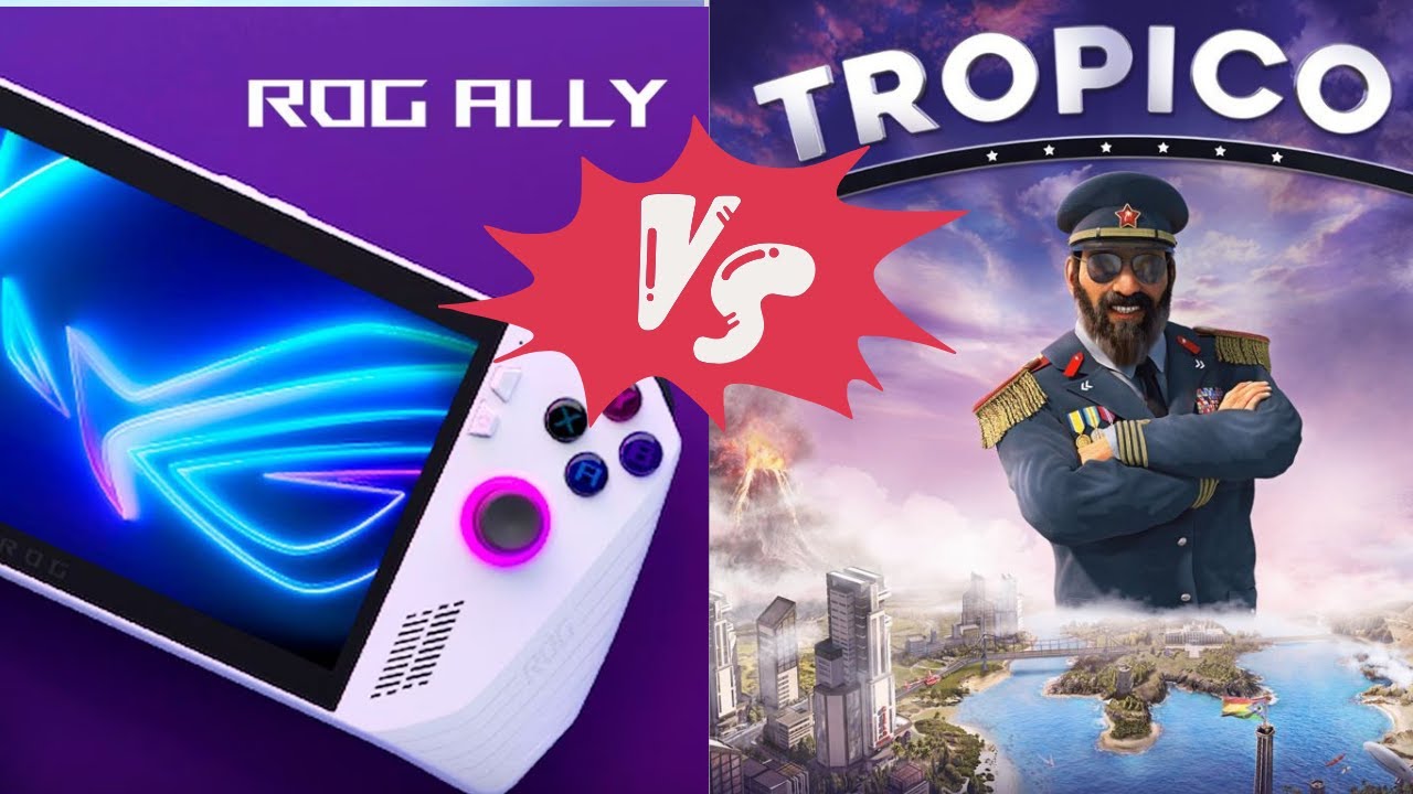 Tropico 6 on Asus Rog Ally| Ryzen Z1Extreme AMD Radeon 780MlRyzen