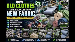 How Old Clothes Are Recycled Into New Fabric | Complete Textile Recycling Process