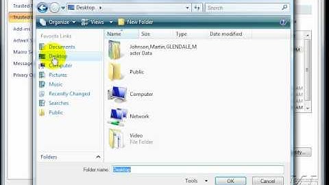 How To Set Trusted Locations in Word 2007