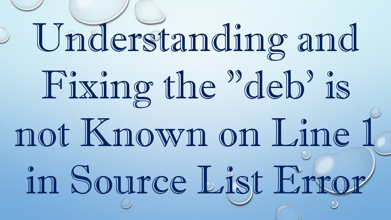 Understanding and Fixing the 