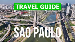 City of Sao Paulo in 4k. Brazil, Sao Paulo to visit