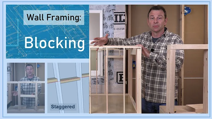 Learn about Blocking in Wall Framing - TEACH Construction Wall Framing Lesson Video Series