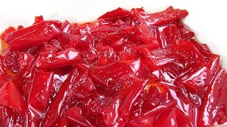 cómo hacer pimientos caramelizados