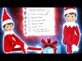 Elf on the Shelf & Santa Checklist for The Night Before Christmas Reindeer Food Santa List DavidsTV