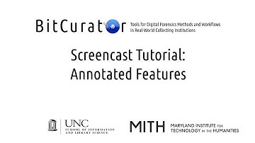 BitCurator: Annotated Features