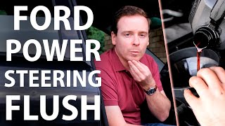 How to: Ford power steering fluid flush &amp; change