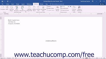 Word 2016 Tutorial Detaching the Data Source Microsoft Training