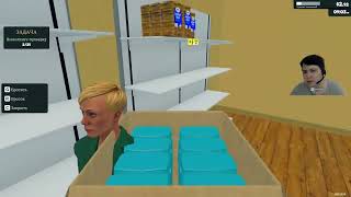 Supermarket Simulator ч 19 - снова загрузка и разгрузка склада на пути к лицензиям (рестарт)