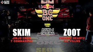 SKIM v ZOOT / Final Battle (Sound Fix) / Red Bull BC One Seoul Cypher / allthatbreak.com