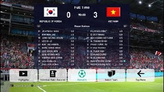 Republic of Korea 0 - 3 Vietnam | Who Should Be the Kings of Football in Asia? | eFootball