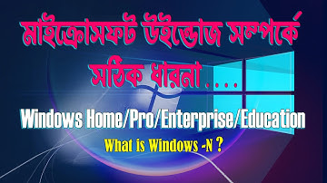 Microsoft Windows || Home, Pro, Enterprise, Education || আপনি কোন মাইক্রোসফট উইন্ডোজ ব্যবহার করবেন?