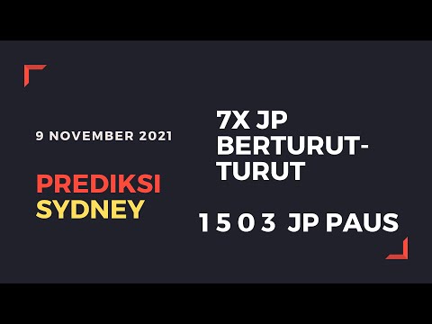 Prediksi Sidney Hari Selasa 9 November 2021 Bocoran Togel Sidney Hari Ini Jp Paus Beruntun Youtube