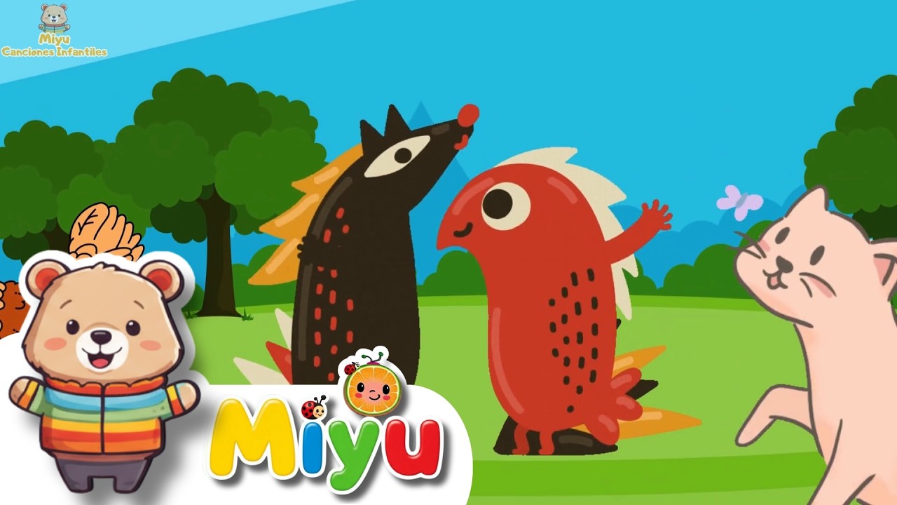 🎵 ¡APRENDE Y DIVIÉRTETE! Canciones Infantiles - Miyu con Extremidades, Colores, Animales y Más ✨