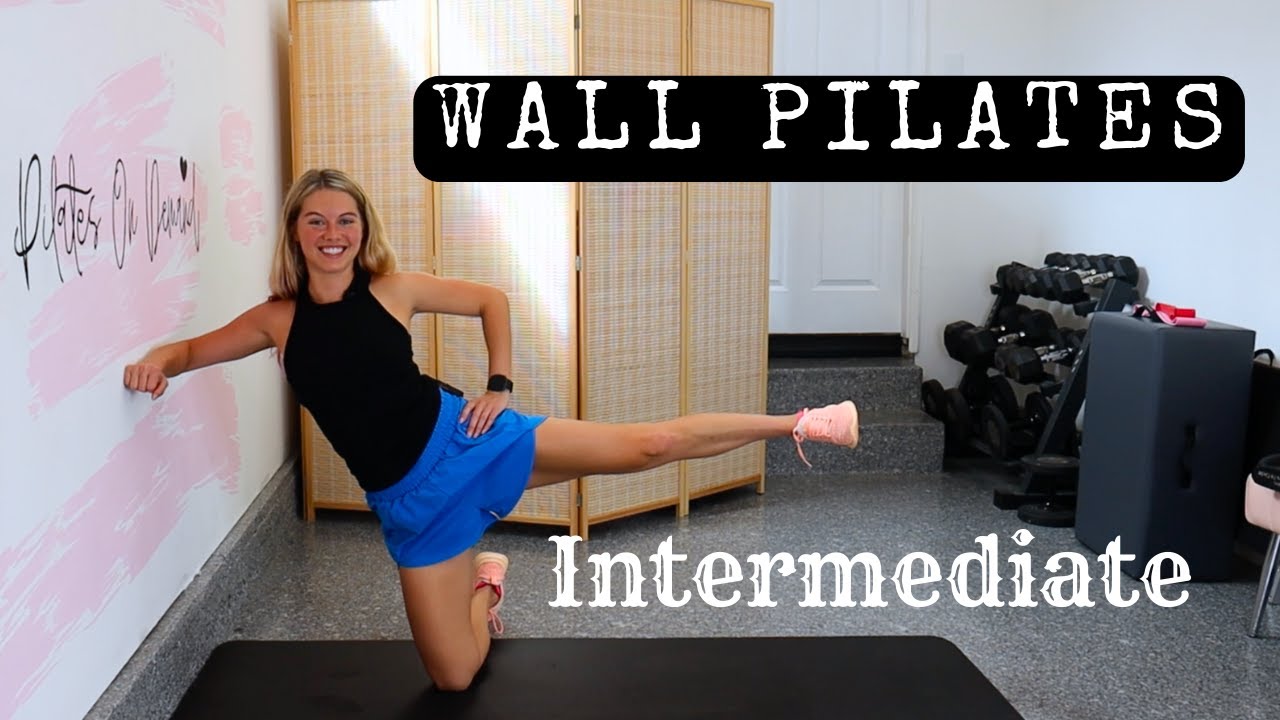 Mid Level Wall Pilates Workout exercise x wall