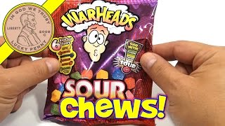 War Heads Sour Chewy Cubes Candy, Six Assorted Flavors