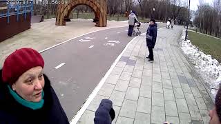 Видео Неадекват на велодорожке (автор: Ирина Спицына)