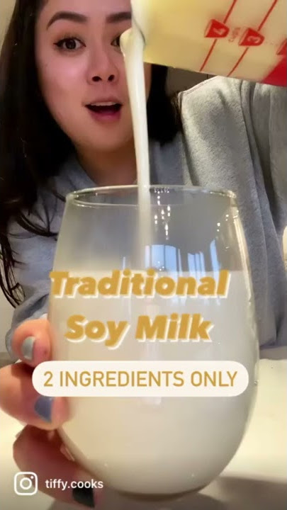 Homemade Authentic Soy Milk (Easy & Healthy)