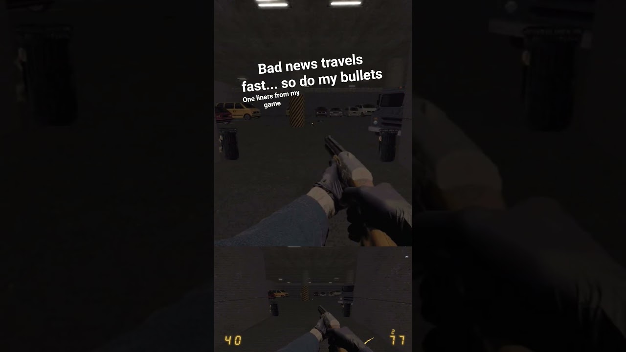 one liners from my boomer shooter game "call the exterminator" 