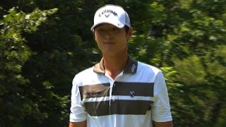 Danny Lee hits it close from 170 yards at John Deere