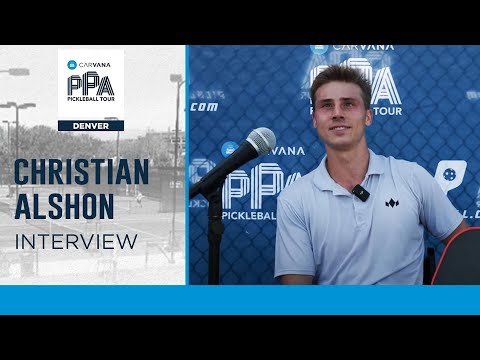 Men's Singles Semi Finalist Christian Alshon At The Denver Open