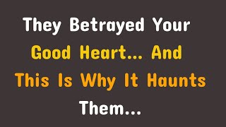 They Betrayed Your Good Heart… And This Is Why It Haunts Them... | Cognitive Insight