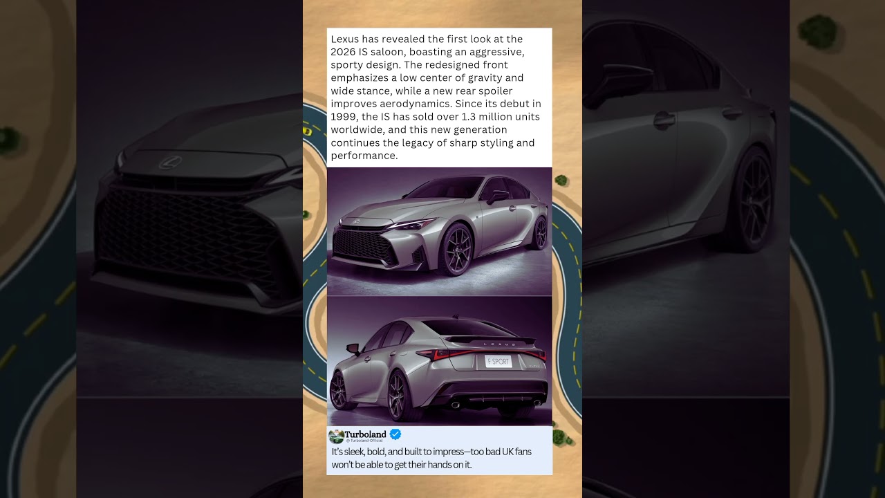 2026 Lexus IS – Aggressive New Design Revealed