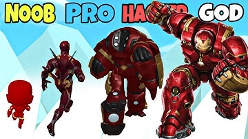 NOOB vs PRO vs HACKER vs GOD in Monster Evolution