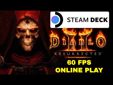 Diablo 2 Resurrected - Steam Deck Gameplay - 60 FPS running directly on Deck No Streaming