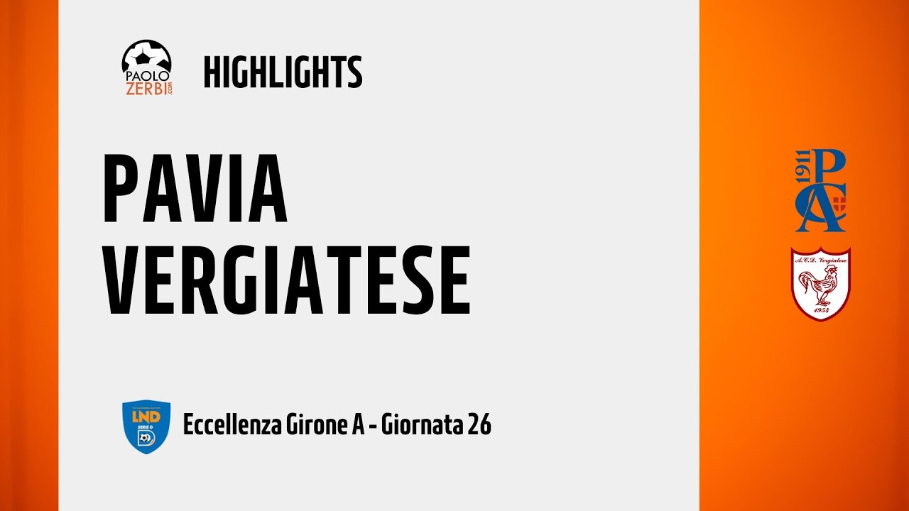 [HIGHLIGHTS] Eccellenza Girone A 24/25 - Day 26 - Pavia - Vergiatese