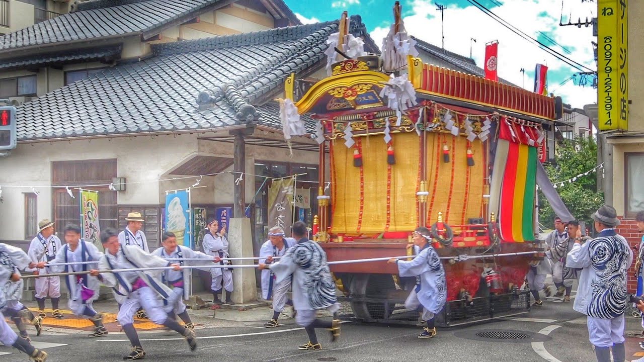 豪快！中津祇園2025 下祇園 朝車 やりとり/やりどり 2025.7.26 大分県 中津市