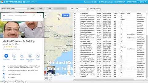 G-Extractor / Google Data Extractor / Google Map Data Extractor