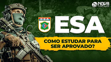 O que cai na prova da ESA 2021?