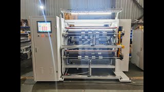 hot stamping foil slitter machine Cold foil slitter hot foil slitting and spooling machine