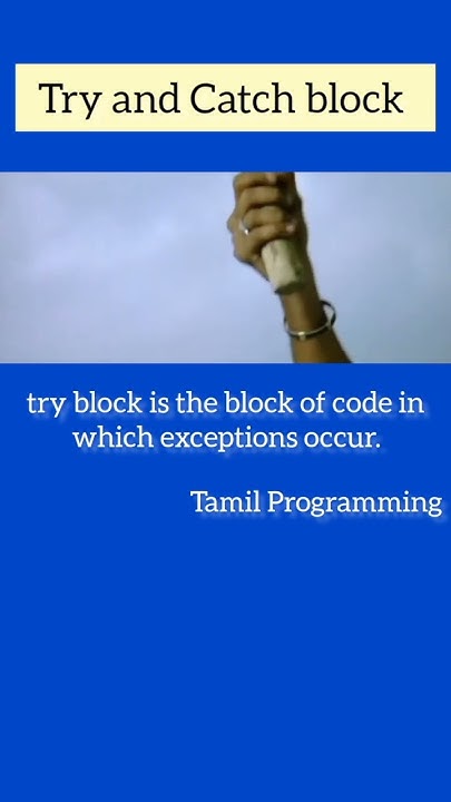 Try and Catch block in Programming 😂😂 - YouTube